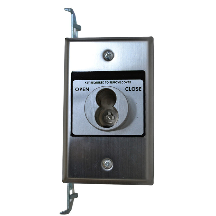 (HBFT) Keyswitch, Interior, Flush Mt., NEMA 1, Tamperproof, with Mortise Cylinder- Keyed Random
