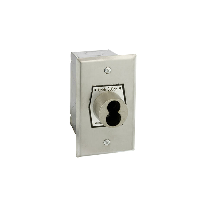 (HBFX) Keyswitch, Exterior Flush Mount, Open-Close