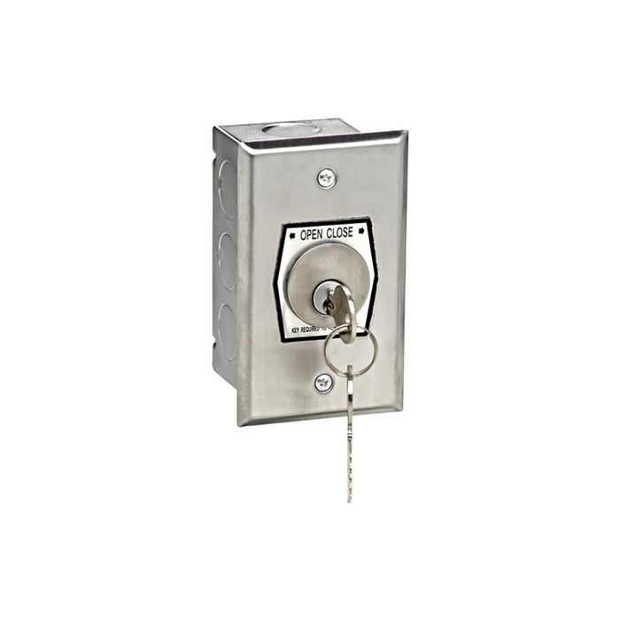 (HBFX) Keyswitch, Exterior Flush Mount, Open-Close