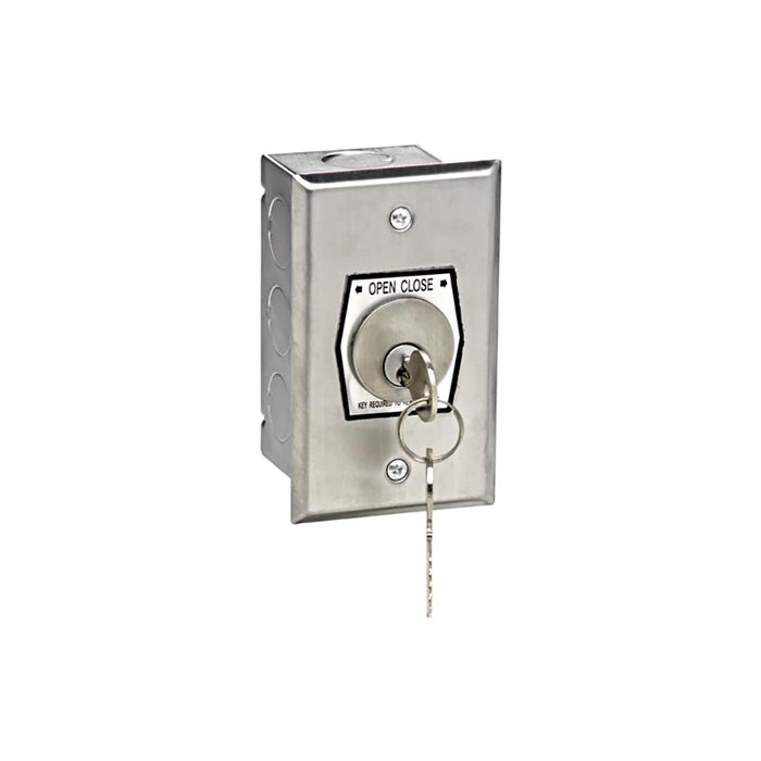 (HBF) Keyswitch, Interior, Flush Mt., NEMA 1, with Mortise Cylinder- Keyed Random