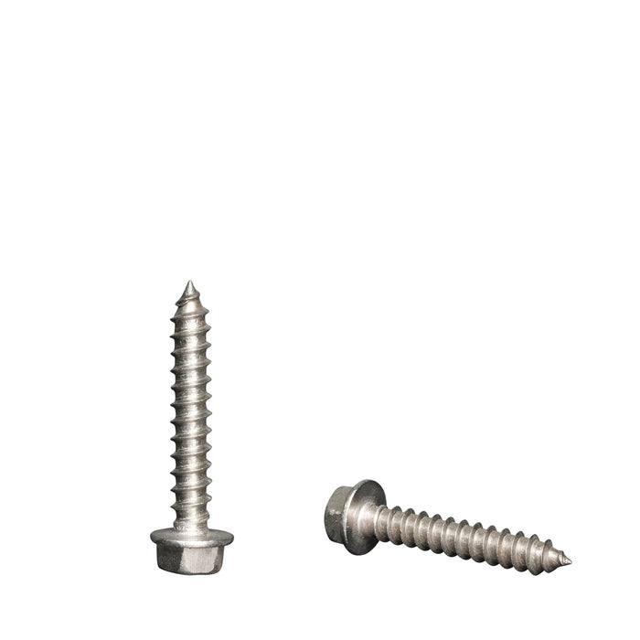 Stainless Steel 1/4" x 1-1/2" Lag Screw — Washer Head