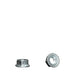 Nut, Flanged, Zinc-Plated, Serrated Hex, 3/8"-16