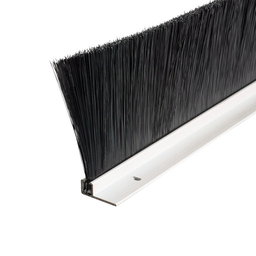Brush seal with 1 and 1/8 inch holder with 3 inch black nylon brush