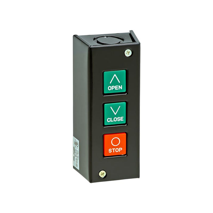 (PBS-3R) Control Station, Surface Mount, 3 Button, NEMA 1 (NO Stop Contact)