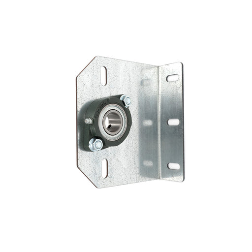 Metal wall mount center bracket with bearing included.