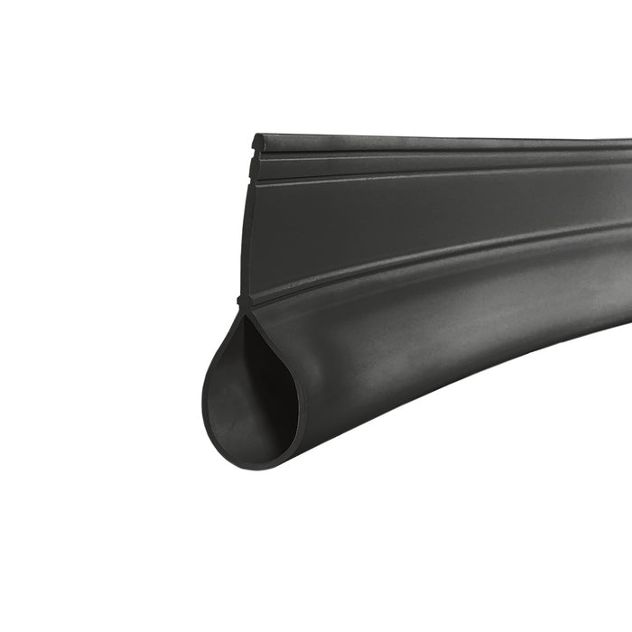 Black RB21 bottom garage door weatherseal