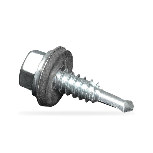 Zinc-Plated 1/4" x 1" Self-Drilling Hinge Screw