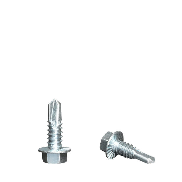 Zinc-Plated 5/16" x 1" Self-Drilling TEK Screw