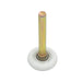 Alternate view of nylon truck door roller with a zinc galvanized stem