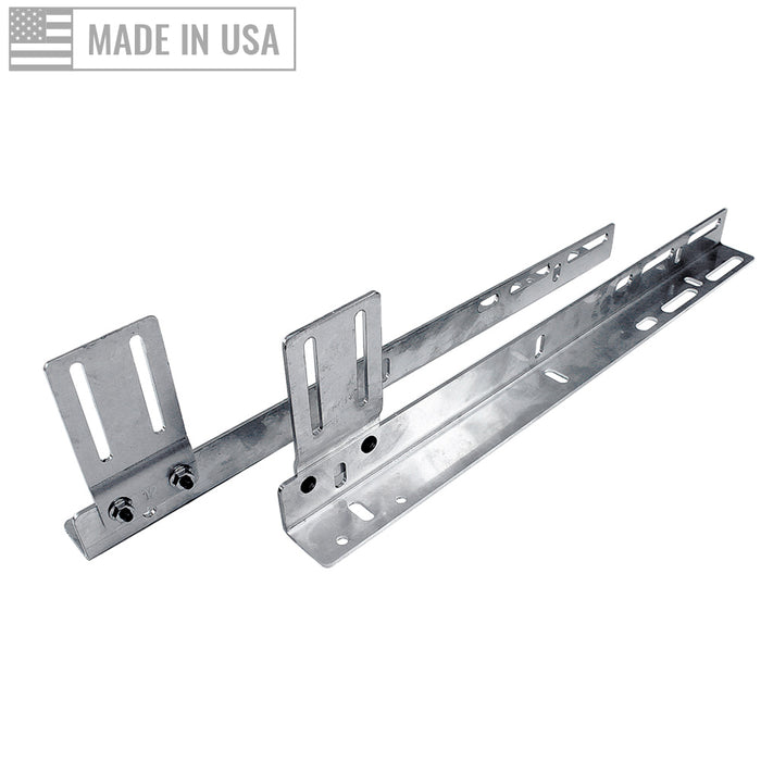 Flag Bracket, Left and Right, Stainless Steel, 2-in