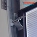 Stainless steel top bracket for rollers on garage doors