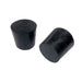 Two rubber end plugs for WBUR bottom weather seal for garage doors