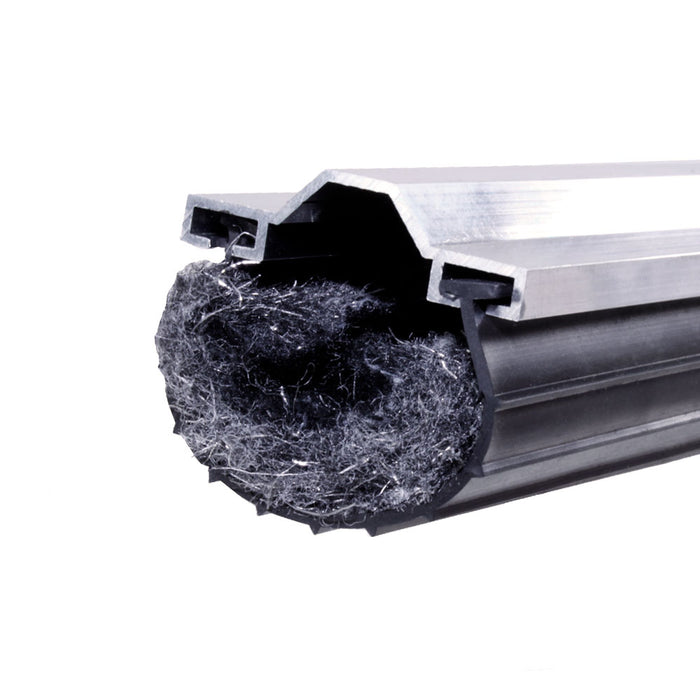 Rodent Block bottom weatherseal for garage doors providing a durable seal against mice and rats