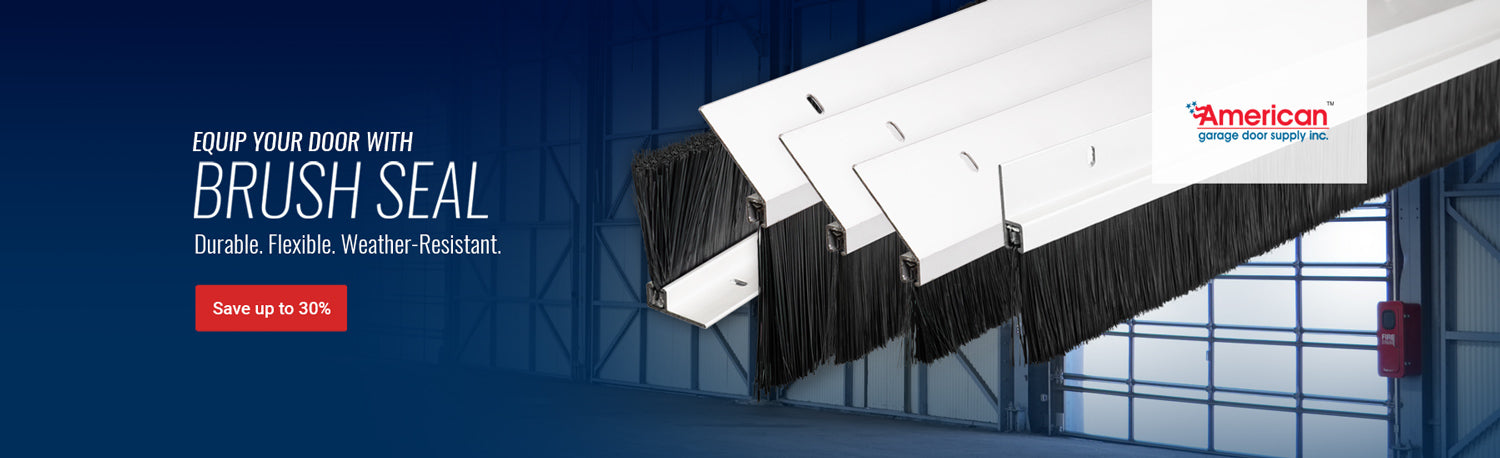 Save up to 30% on Brush Seal from American Garage Door Supply