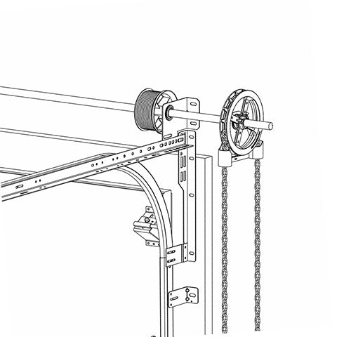 chain hoist shaft mount 