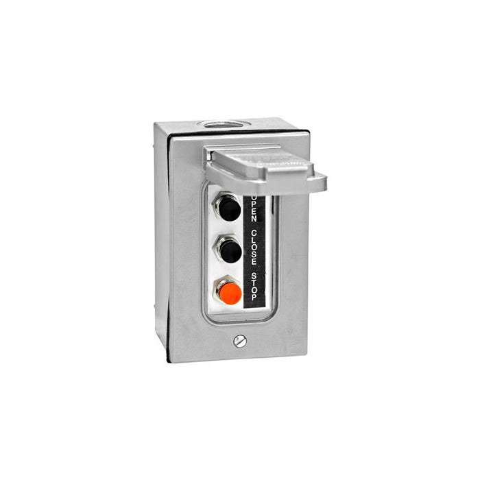 (3BXC) Control Station, Exterior, Surface Mt., 3 Button, NEMA 4, w/Weather Protective Cover