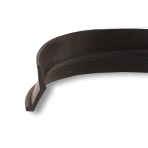 Weatherseal, Bottom, Wood Door, 1-3/8-in, Dense Rubber