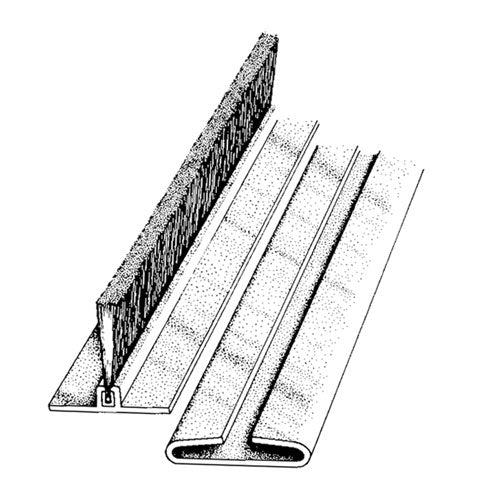 Dock Leveler Weatherseal Kit T-Style, 1-3/8-in Brush