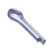 Zinc plated steel cotter pin for garage door cable and bottom brackets