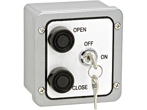 2 Button Exterior Surface Mount Control Station w/Lockout