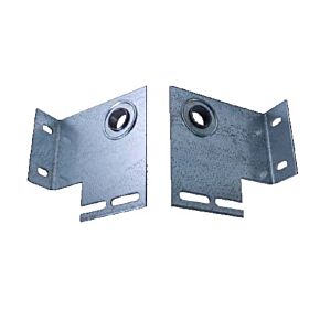 Bearing Plate, Galv, End, 11 ga, 4-3/8-in, with B100 Brg., Wood Jamb