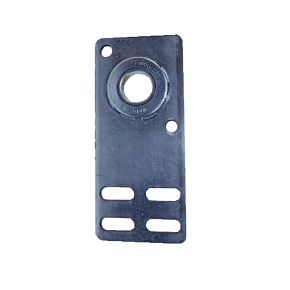 Bearing Plate, Galv, Flat End, 10 ga,  6-5/8-in Tall with B100 Brg.