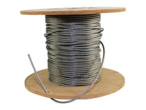 Bulk 5/32" Galvanized Cable Roll